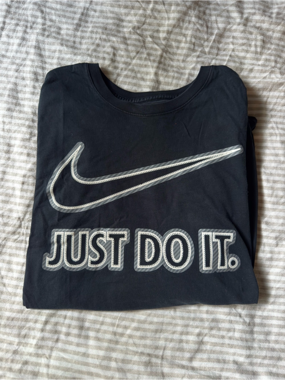 Nike Men’s Black "Just Do It" Long Sleeve T-Shirt